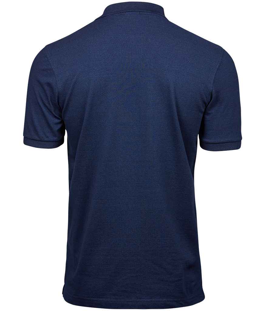 Tee Jays Luxury Stretch Pique Polo Shirt in by Tee Jays — Custom branded clothing by Print Press, featuring premium embroidery produced in our specialist print lab in the UK.