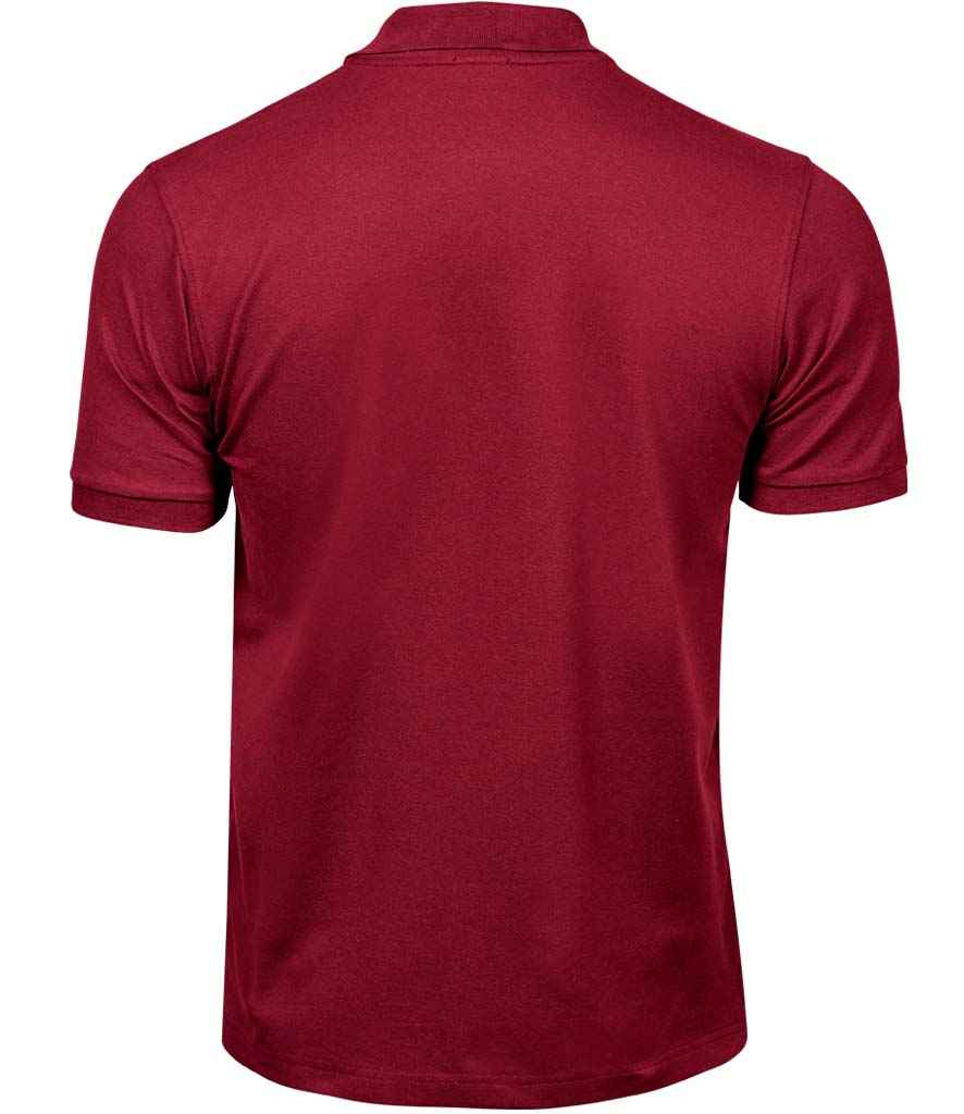 Tee Jays Luxury Stretch Pique Polo Shirt in by Tee Jays — Custom branded clothing by Print Press, featuring premium embroidery produced in our specialist print lab in the UK.