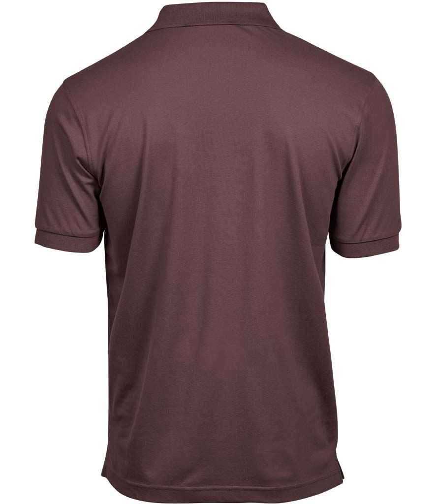 Tee Jays Luxury Stretch Pique Polo Shirt in by Tee Jays — Custom branded clothing by Print Press, featuring premium embroidery produced in our specialist print lab in the UK.