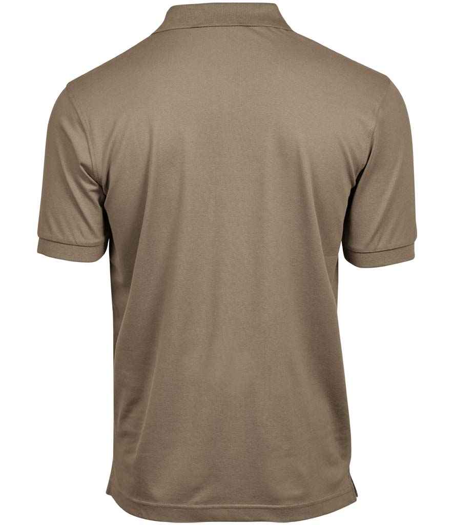 Tee Jays Luxury Stretch Pique Polo Shirt in by Tee Jays — Custom branded clothing by Print Press, featuring premium embroidery produced in our specialist print lab in the UK.