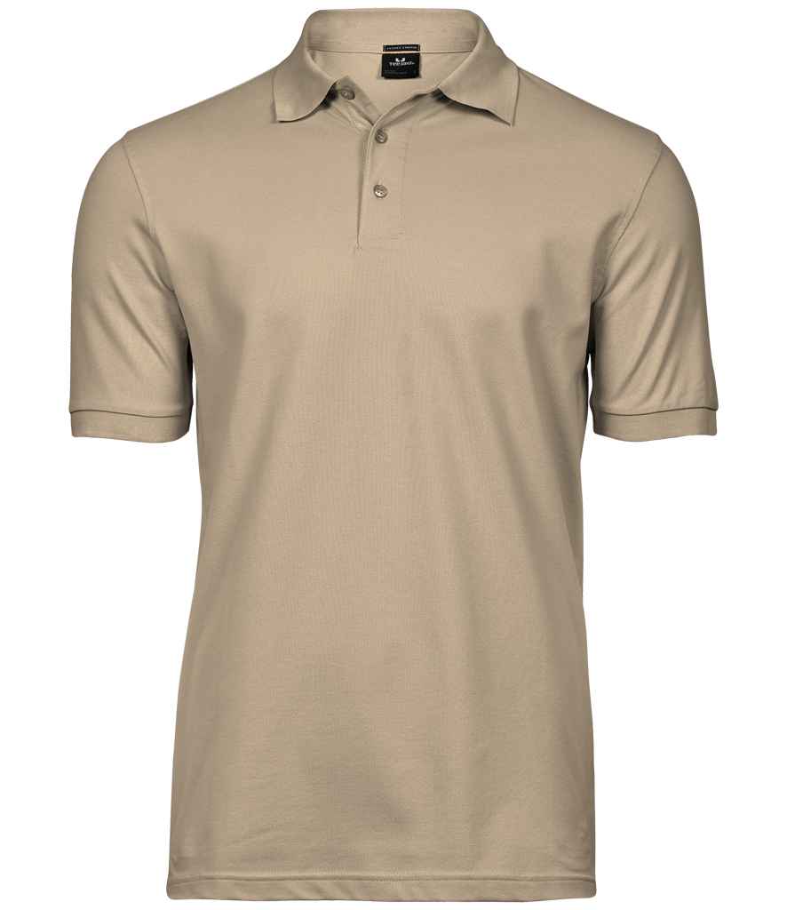 Tee Jays Luxury Stretch Pique Polo Shirt in Kit by Tee Jays — Custom branded clothing by Print Press, featuring premium embroidery produced in our specialist print lab in the UK.