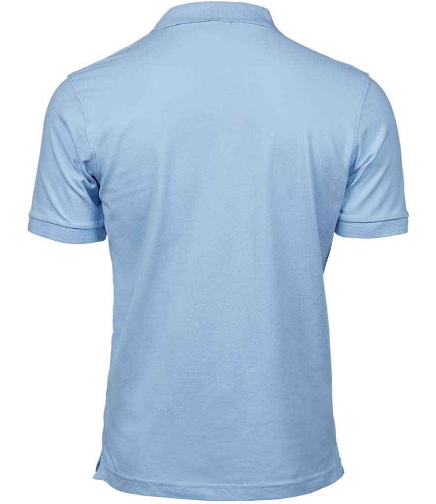 Tee Jays Luxury Stretch Pique Polo Shirt in by Tee Jays — Custom branded clothing by Print Press, featuring premium embroidery produced in our specialist print lab in the UK.