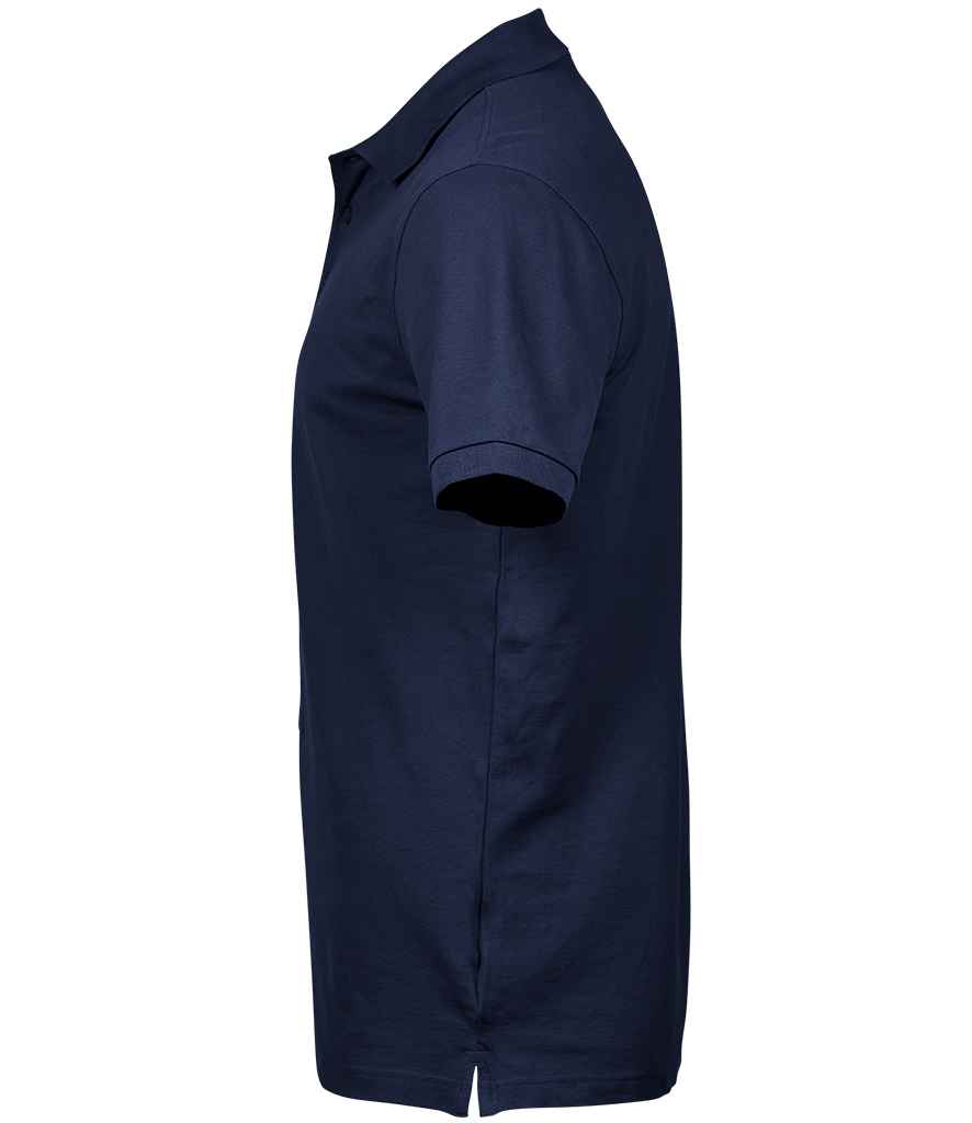 Tee Jays Luxury Stretch Pique Polo Shirt in by Tee Jays — Custom branded clothing by Print Press, featuring premium embroidery produced in our specialist print lab in the UK.
