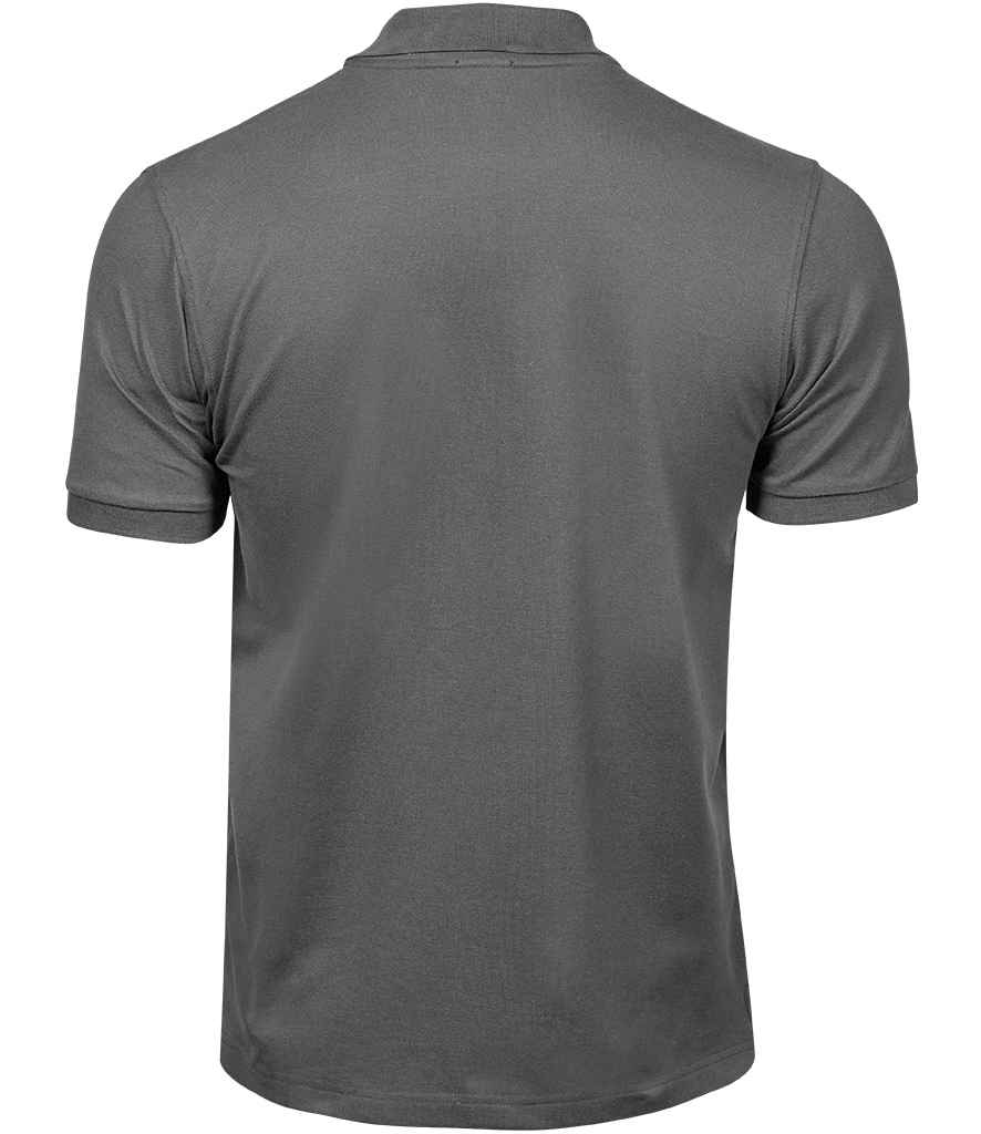 Tee Jays Luxury Stretch Pique Polo Shirt in by Tee Jays — Custom branded clothing by Print Press, featuring premium embroidery produced in our specialist print lab in the UK.