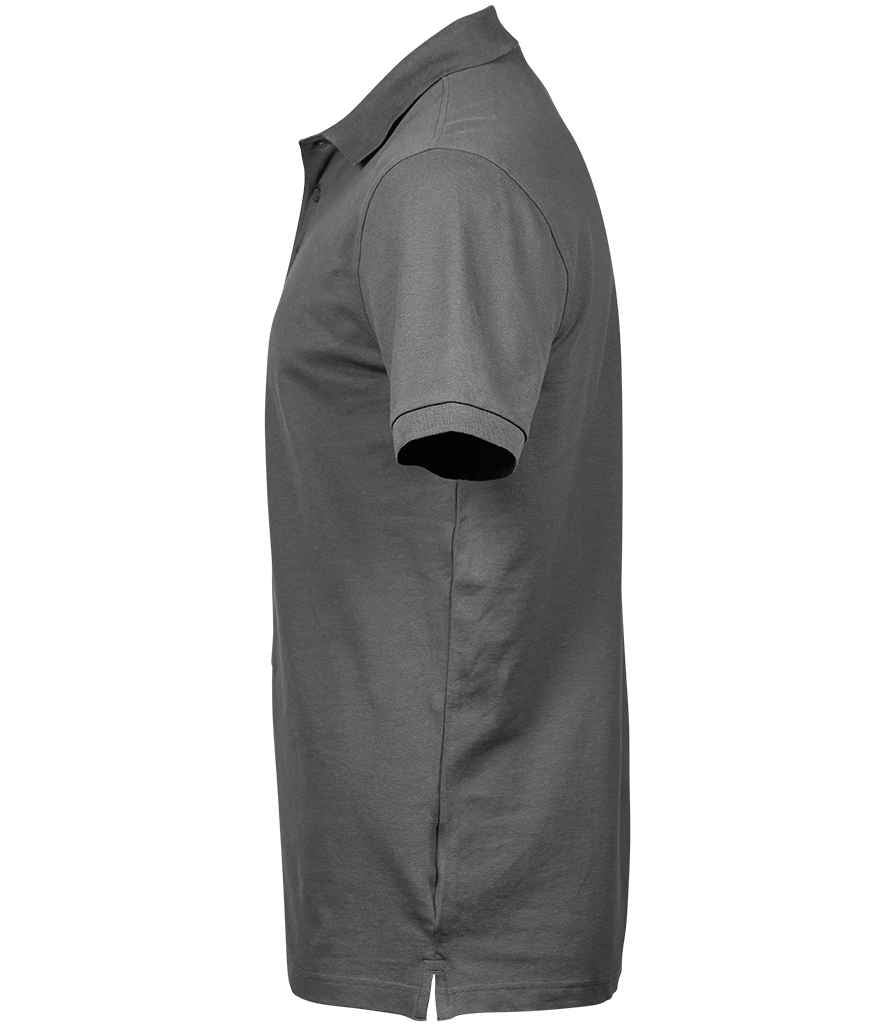 Tee Jays Luxury Stretch Pique Polo Shirt in by Tee Jays — Custom branded clothing by Print Press, featuring premium embroidery produced in our specialist print lab in the UK.