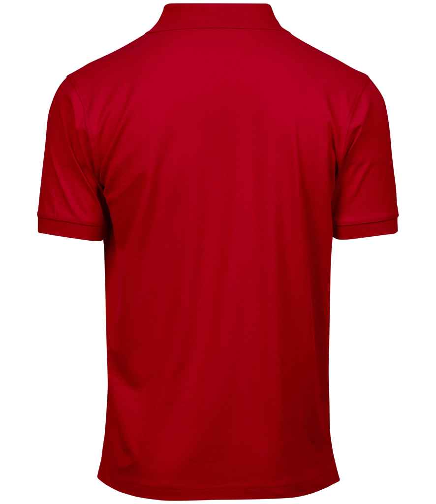 Tee Jays Luxury Stretch Pique Polo Shirt in by Tee Jays — Custom branded clothing by Print Press, featuring premium embroidery produced in our specialist print lab in the UK.
