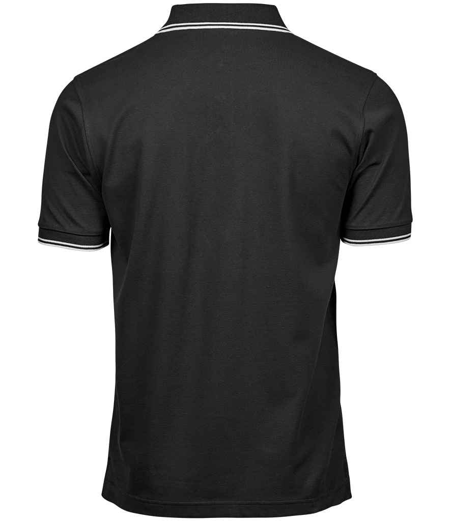 Tee Jays Luxury Stretch Tipped Polo Shirt in by Tee Jays — Custom branded clothing by Print Press, featuring premium embroidery produced in our specialist print lab in the UK.