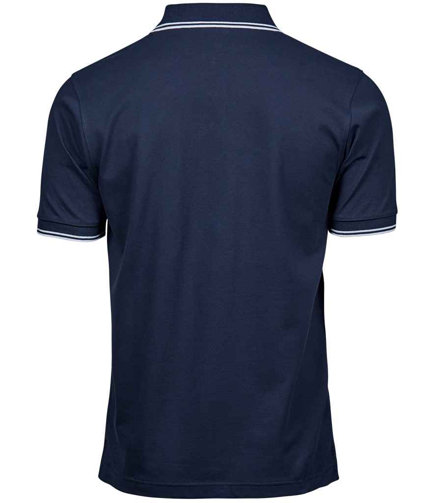 Tee Jays Luxury Stretch Tipped Polo Shirt in by Tee Jays — Custom branded clothing by Print Press, featuring premium embroidery produced in our specialist print lab in the UK.