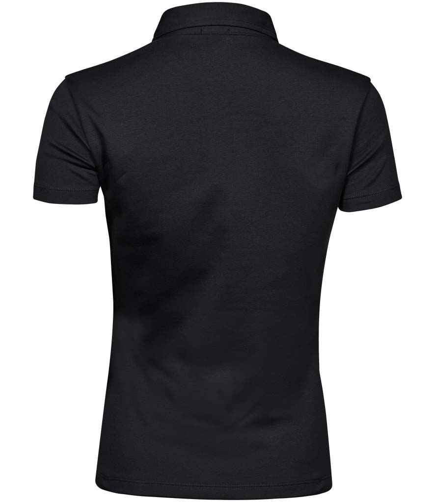 Tee Jays Ladies Pima Cotton Interlock Polo Shirt in by Tee Jays — Custom branded clothing by Print Press, featuring premium embroidery produced in our specialist print lab in the UK.