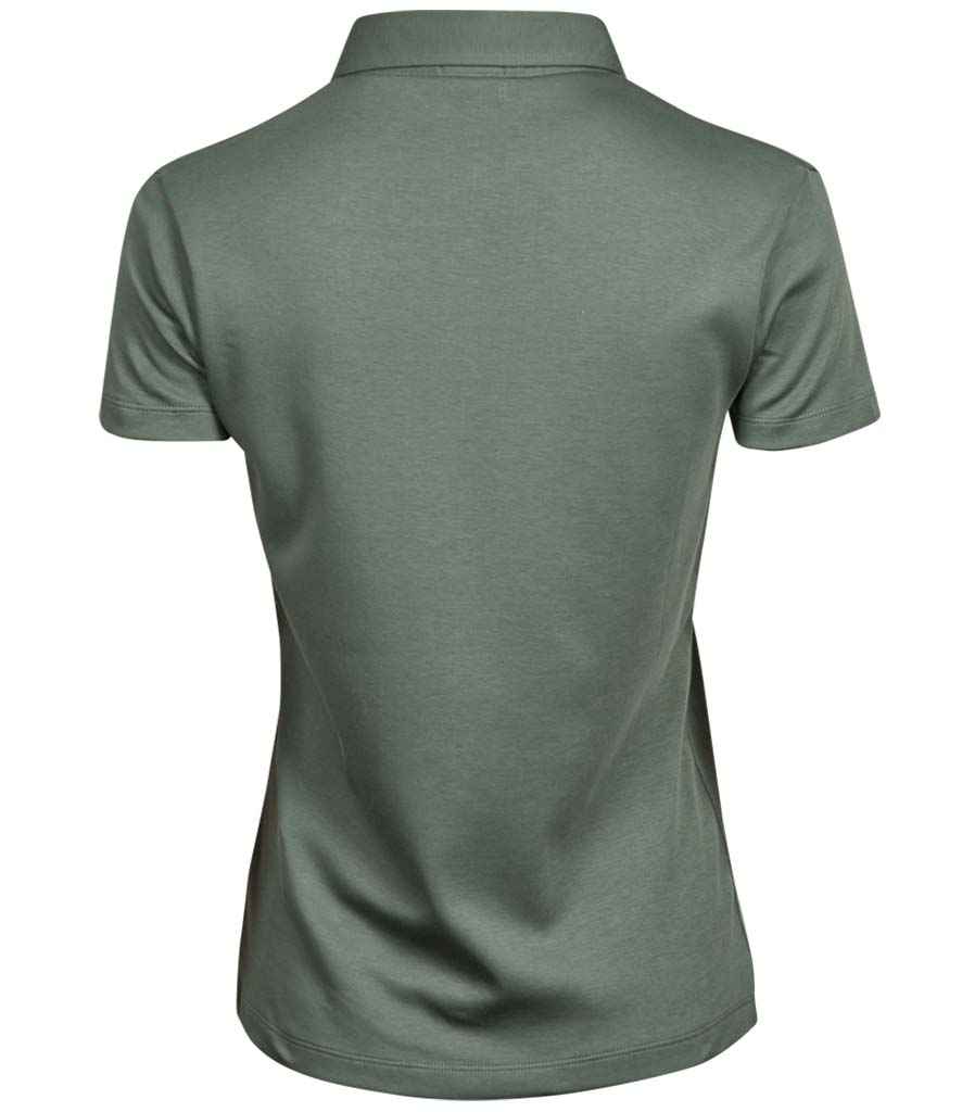 Tee Jays Ladies Pima Cotton Interlock Polo Shirt in by Tee Jays — Custom branded clothing by Print Press, featuring premium embroidery produced in our specialist print lab in the UK.
