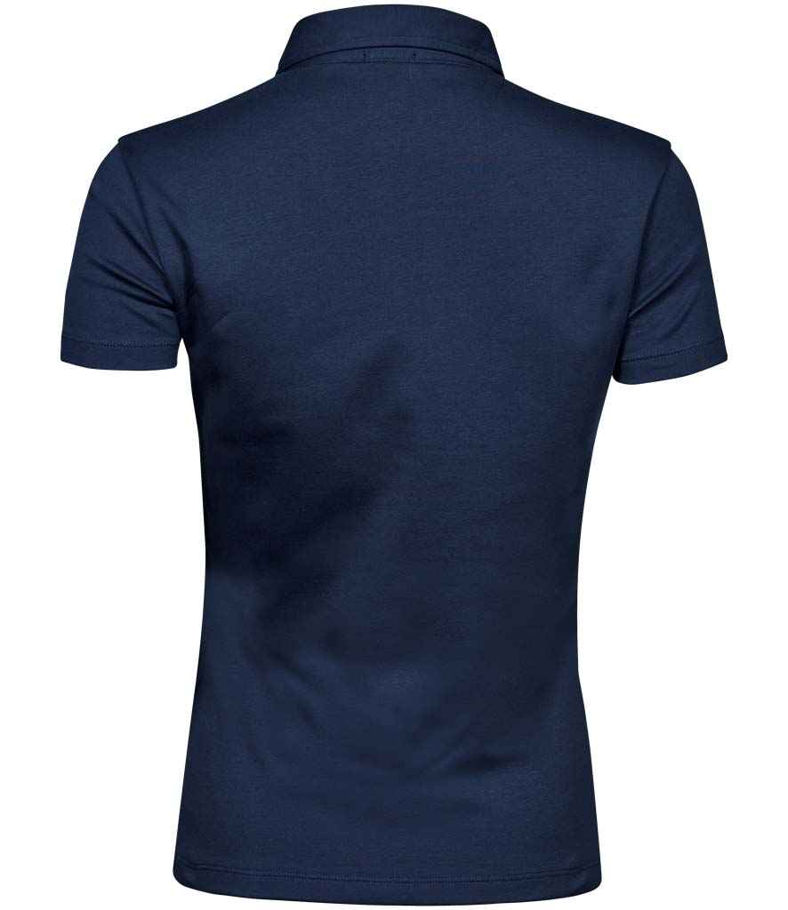 Tee Jays Ladies Pima Cotton Interlock Polo Shirt in by Tee Jays — Custom branded clothing by Print Press, featuring premium embroidery produced in our specialist print lab in the UK.