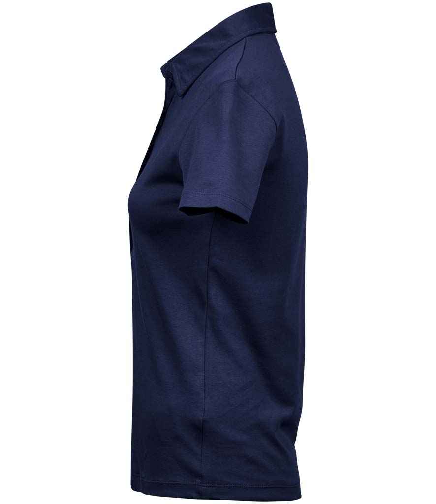 Tee Jays Ladies Pima Cotton Interlock Polo Shirt in by Tee Jays — Custom branded clothing by Print Press, featuring premium embroidery produced in our specialist print lab in the UK.