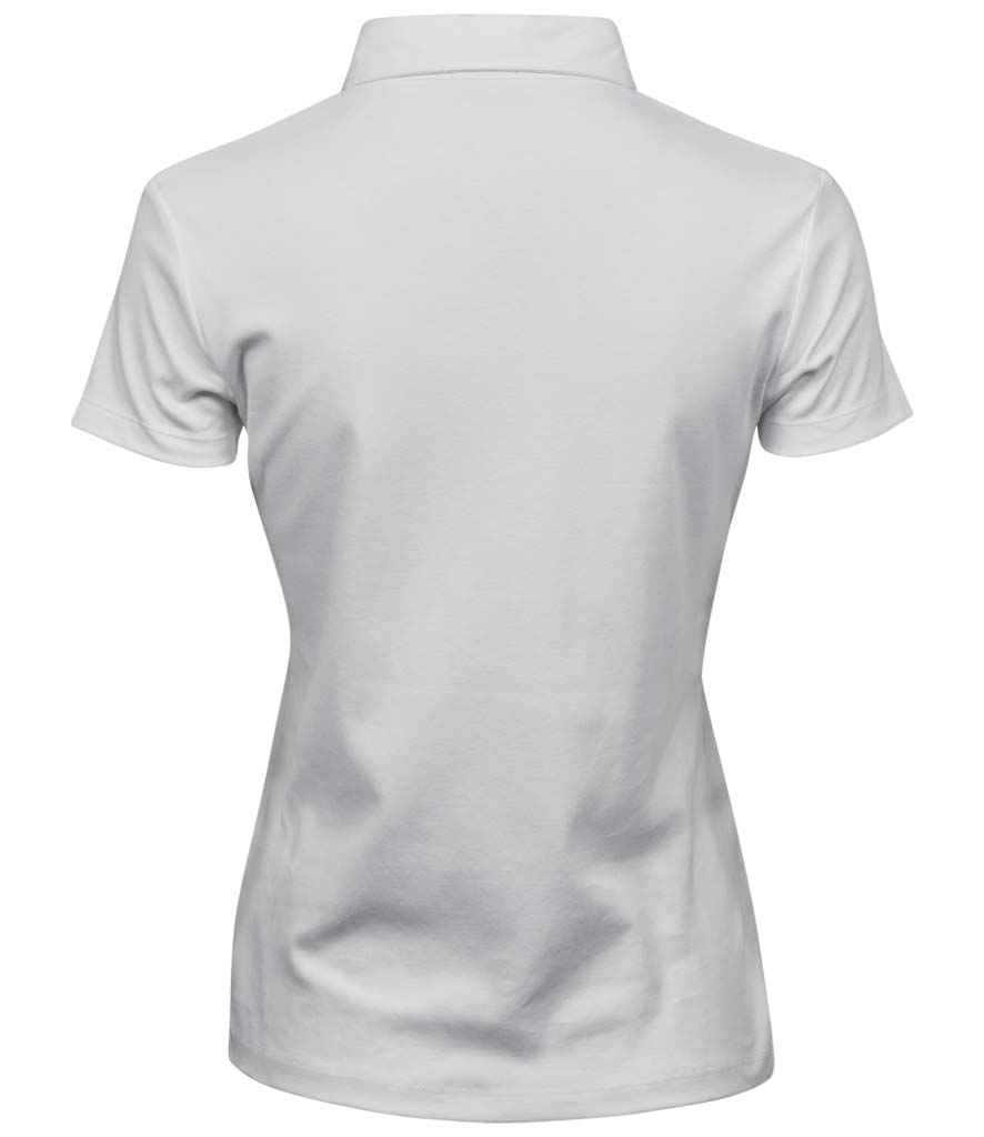 Tee Jays Ladies Pima Cotton Interlock Polo Shirt in by Tee Jays — Custom branded clothing by Print Press, featuring premium embroidery produced in our specialist print lab in the UK.