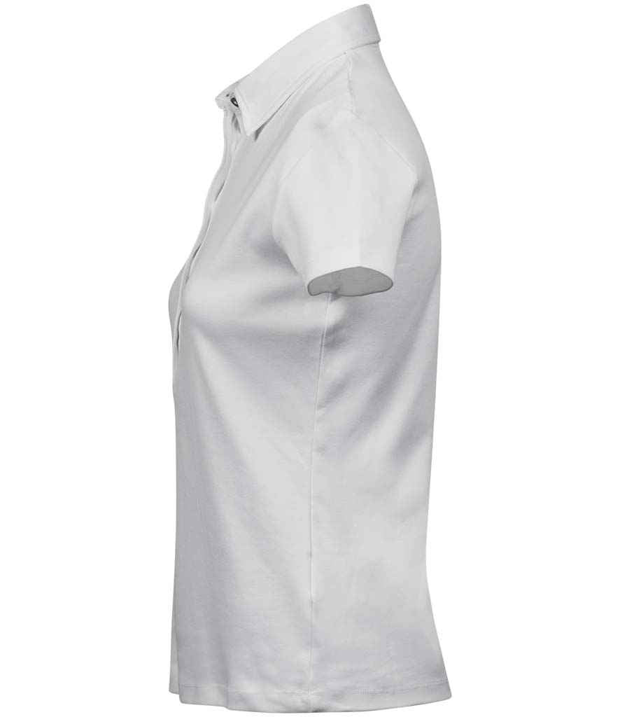 Tee Jays Ladies Pima Cotton Interlock Polo Shirt in by Tee Jays — Custom branded clothing by Print Press, featuring premium embroidery produced in our specialist print lab in the UK.