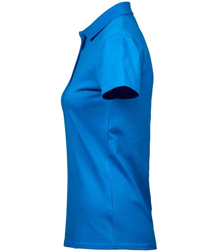 Tee Jays Ladies Luxury Stretch Polo Shirt in by Tee Jays — Custom branded clothing by Print Press, featuring premium embroidery produced in our specialist print lab in the UK.