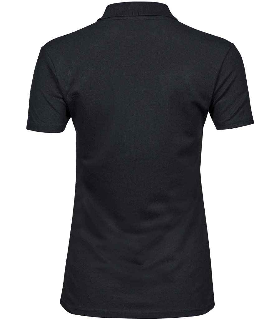 Tee Jays Ladies Luxury Stretch Polo Shirt in by Tee Jays — Custom branded clothing by Print Press, featuring premium embroidery produced in our specialist print lab in the UK.