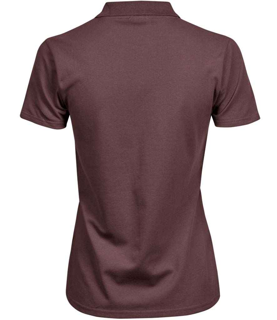 Tee Jays Ladies Luxury Stretch Polo Shirt in by Tee Jays — Custom branded clothing by Print Press, featuring premium embroidery produced in our specialist print lab in the UK.