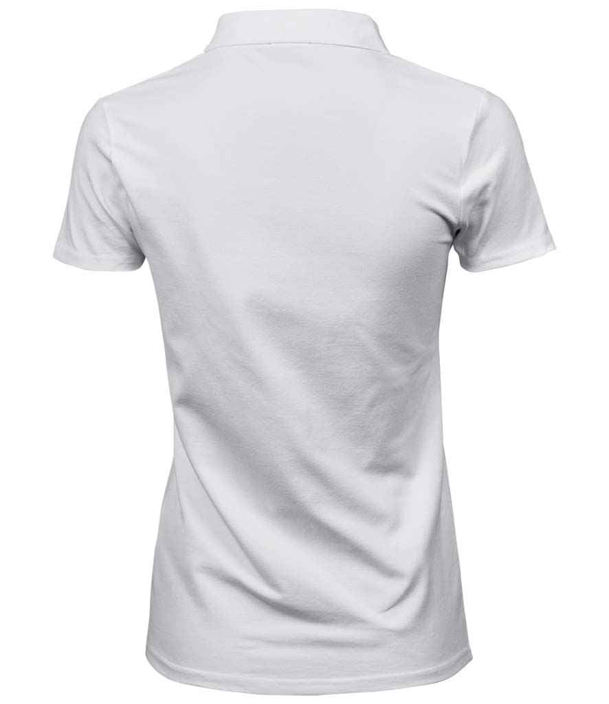 Tee Jays Ladies Luxury Stretch Polo Shirt in by Tee Jays — Custom branded clothing by Print Press, featuring premium embroidery produced in our specialist print lab in the UK.