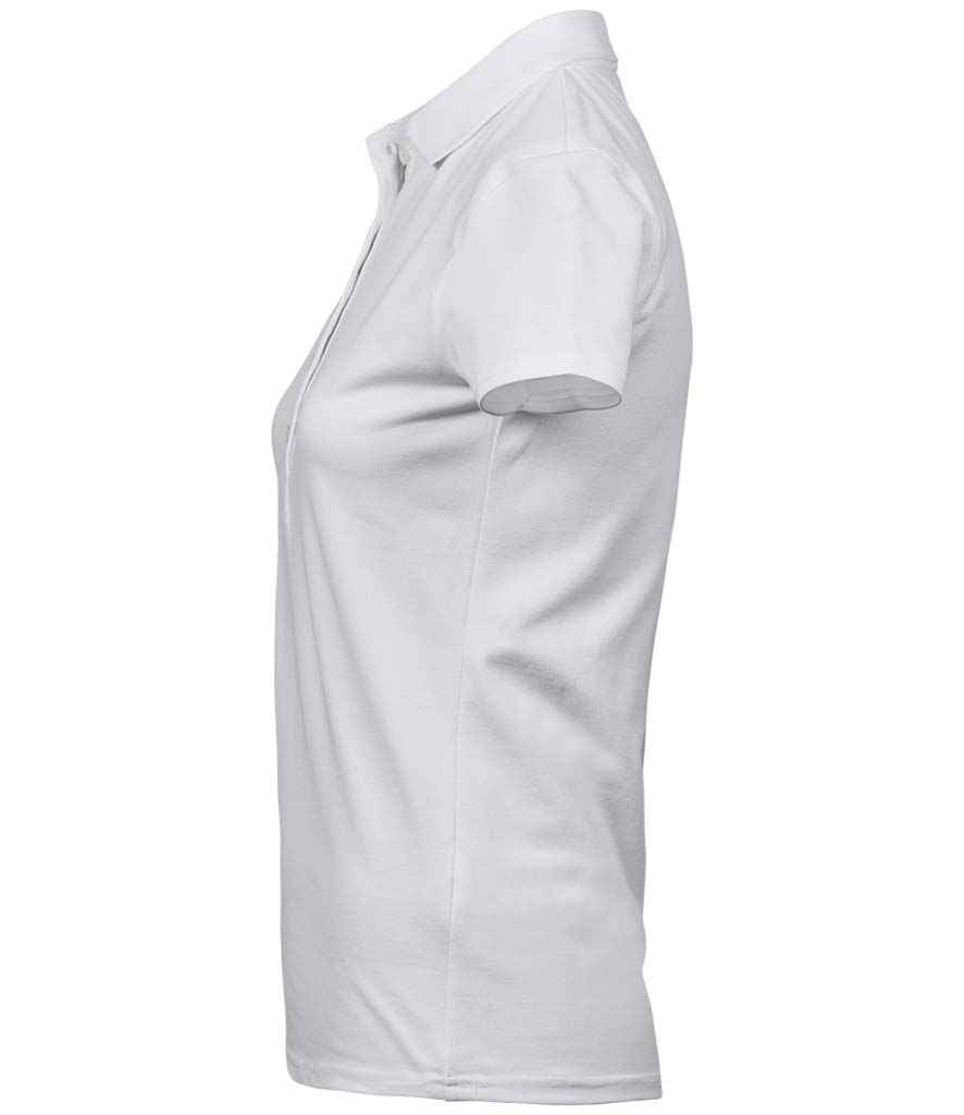 Tee Jays Ladies Luxury Stretch Polo Shirt in by Tee Jays — Custom branded clothing by Print Press, featuring premium embroidery produced in our specialist print lab in the UK.