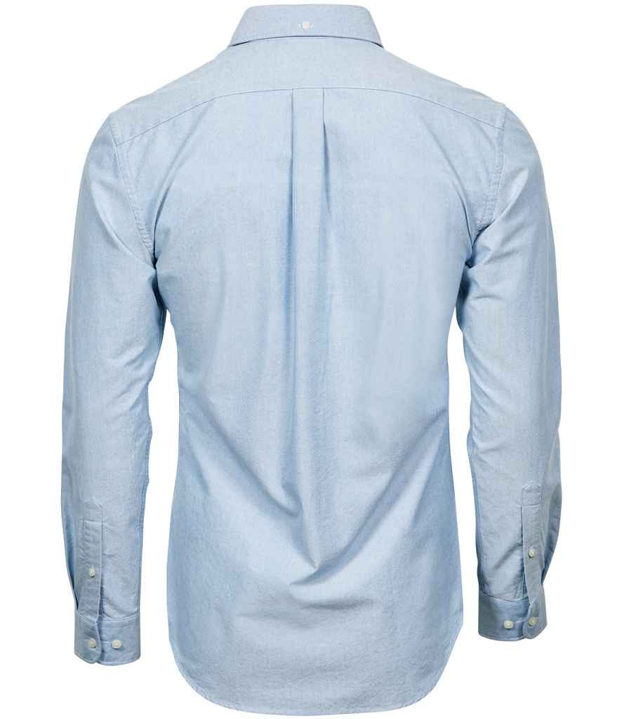 Tee Jays Perfect Long Sleeve Oxford Shirt in by Tee Jays — Custom branded clothing by Print Press, featuring premium embroidery produced in our specialist print lab in the UK.