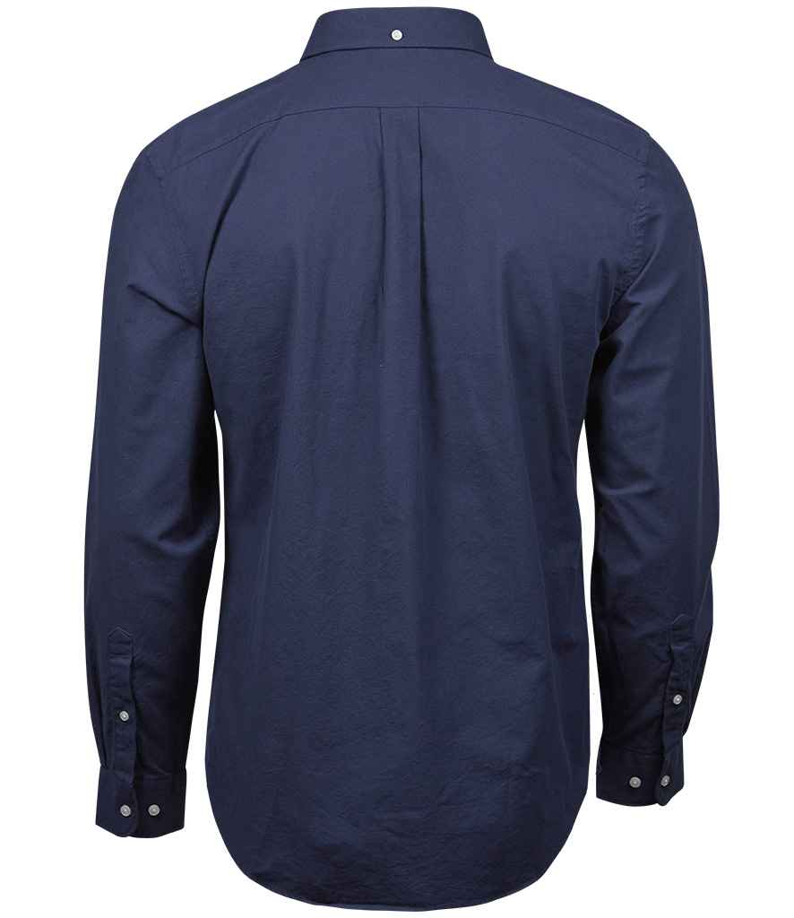 Tee Jays Perfect Long Sleeve Oxford Shirt in by Tee Jays — Custom branded clothing by Print Press, featuring premium embroidery produced in our specialist print lab in the UK.