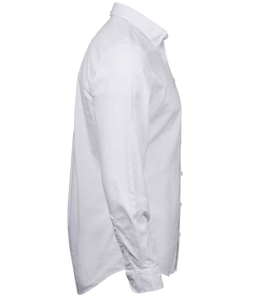 Tee Jays Perfect Long Sleeve Oxford Shirt in by Tee Jays — Custom branded clothing by Print Press, featuring premium embroidery produced in our specialist print lab in the UK.