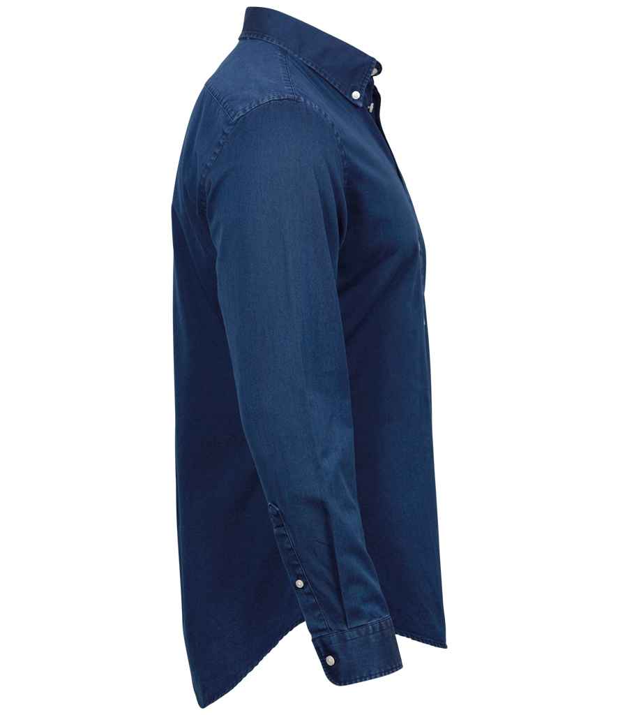Tee Jays Long Sleeve Casual Twill Shirt in by Tee Jays — Custom branded clothing by Print Press, featuring premium embroidery produced in our specialist print lab in the UK.