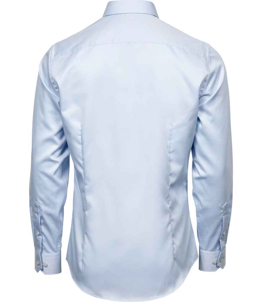Tee Jays Luxury Comfort Fit Long Sleeve Oxford Shirt in by Tee Jays — Custom branded clothing by Print Press, featuring premium embroidery produced in our specialist print lab in the UK.