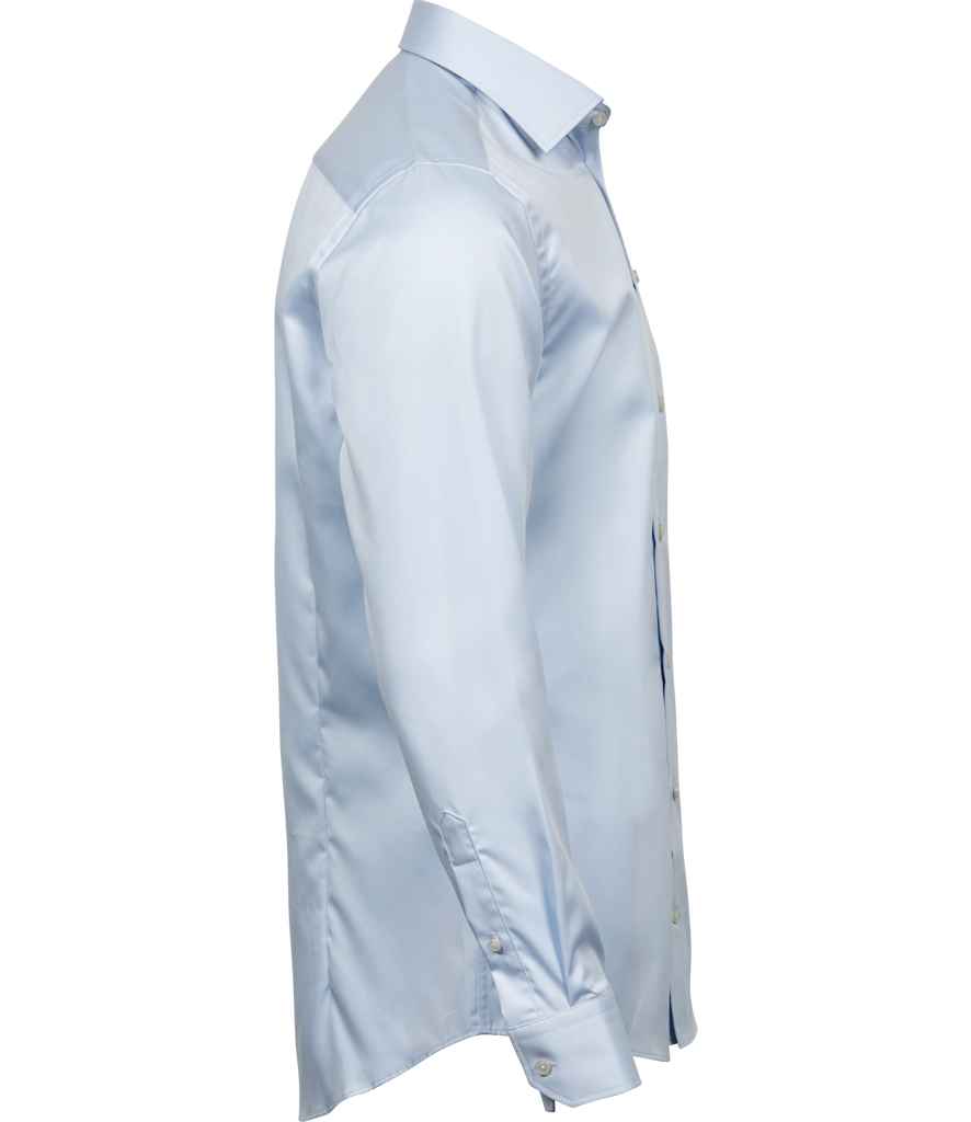 Tee Jays Luxury Comfort Fit Long Sleeve Oxford Shirt in by Tee Jays — Custom branded clothing by Print Press, featuring premium embroidery produced in our specialist print lab in the UK.