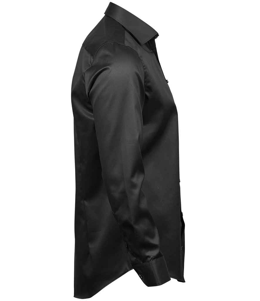 Tee Jays Luxury Slim Fit Long Sleeve Oxford Shirt in by Tee Jays — Custom branded clothing by Print Press, featuring premium embroidery produced in our specialist print lab in the UK.