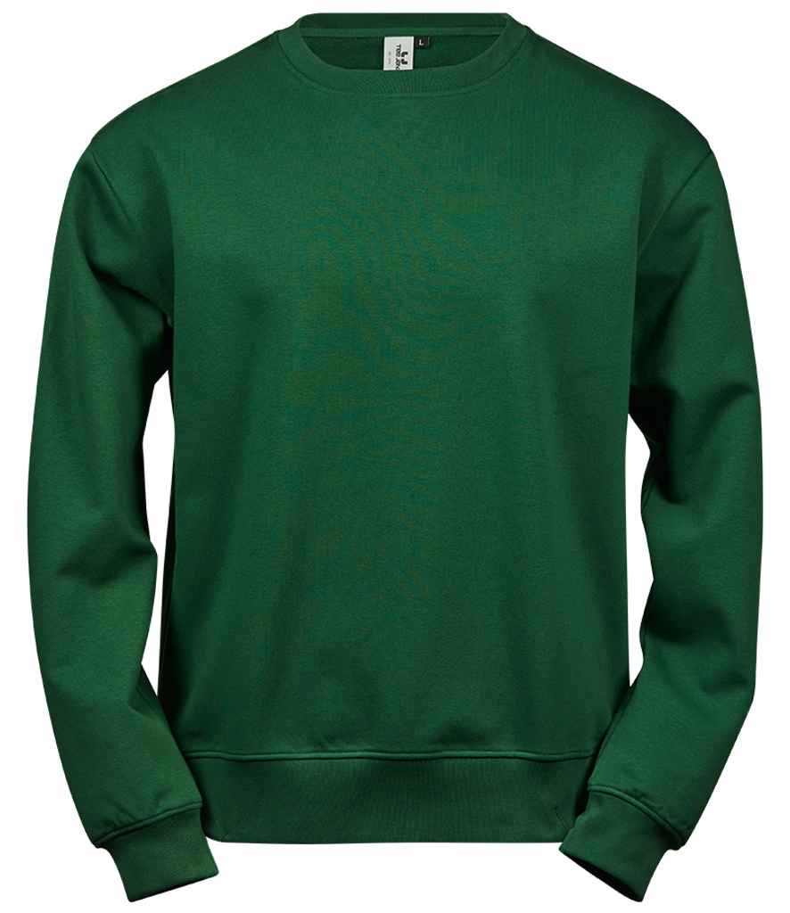 Tee Jays Power Organic Sweatshirt in Forest Green by Tee Jays — Custom branded clothing by Print Press, featuring premium embroidery produced in our specialist print lab in the UK.
