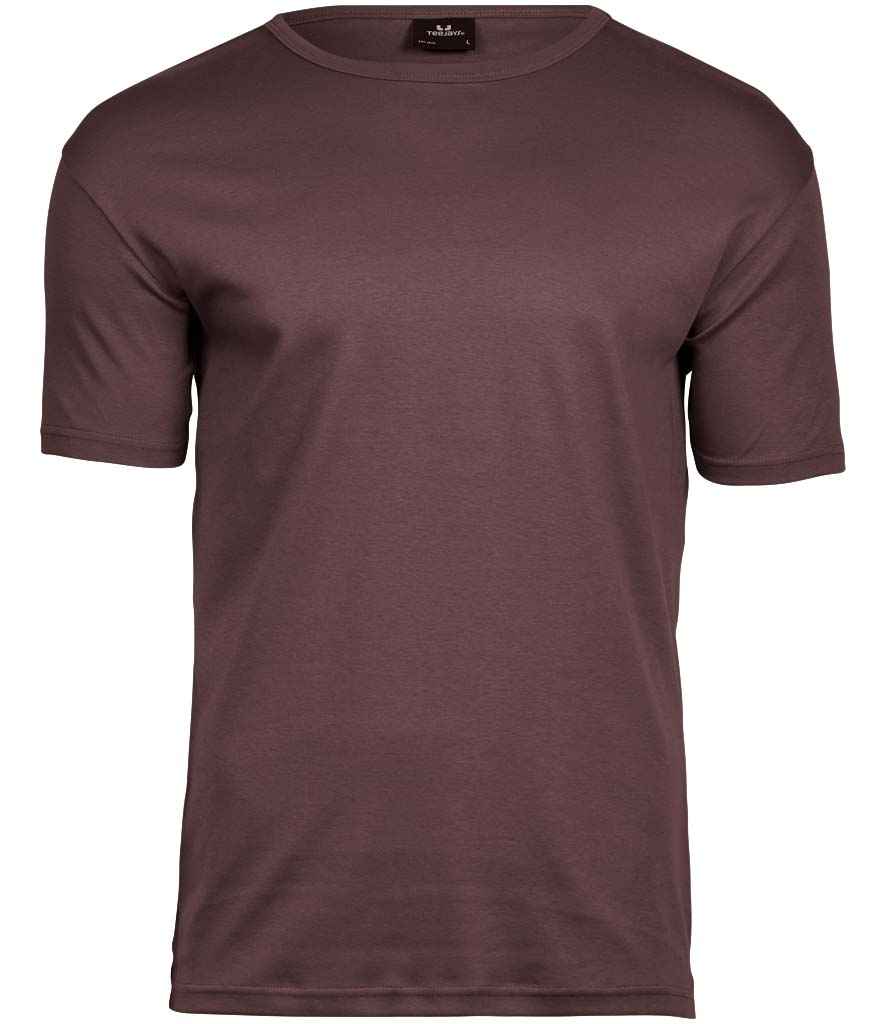 Tee Jays Interlock T-Shirt in Grape by Tee Jays — Custom branded clothing by Print Press, featuring premium embroidery produced in our specialist print lab in the UK.