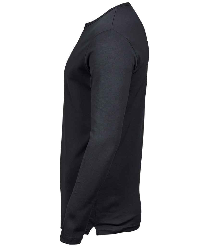 Tee Jays Long Sleeve Interlock T-Shirt in by Tee Jays — Custom branded clothing by Print Press, featuring premium embroidery produced in our specialist print lab in the UK.