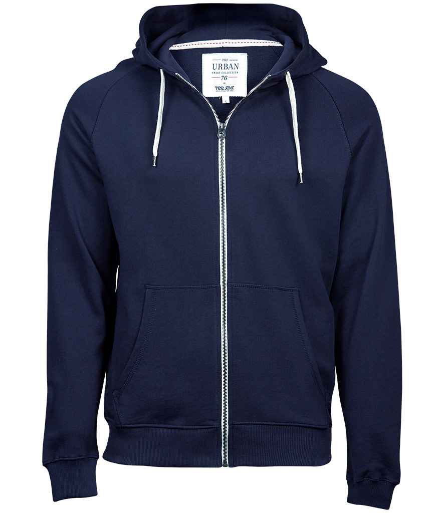 Tee Jays Urban Zip Hoodie in by Tee Jays — Custom branded clothing by Print Press, featuring premium embroidery produced in our specialist print lab in the UK.