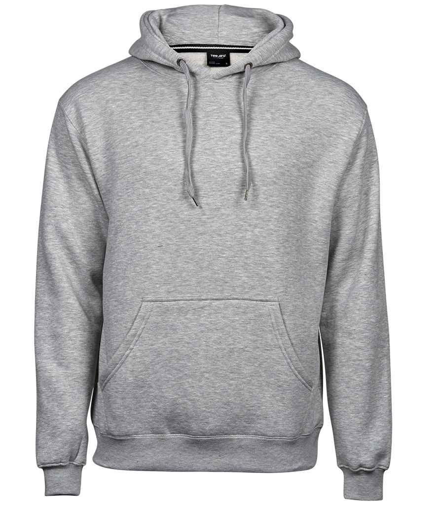 Tee Jays Hooded Sweatshirt in Heather Grey by Tee Jays — Custom branded clothing by Print Press, featuring premium embroidery produced in our specialist print lab in the UK.
