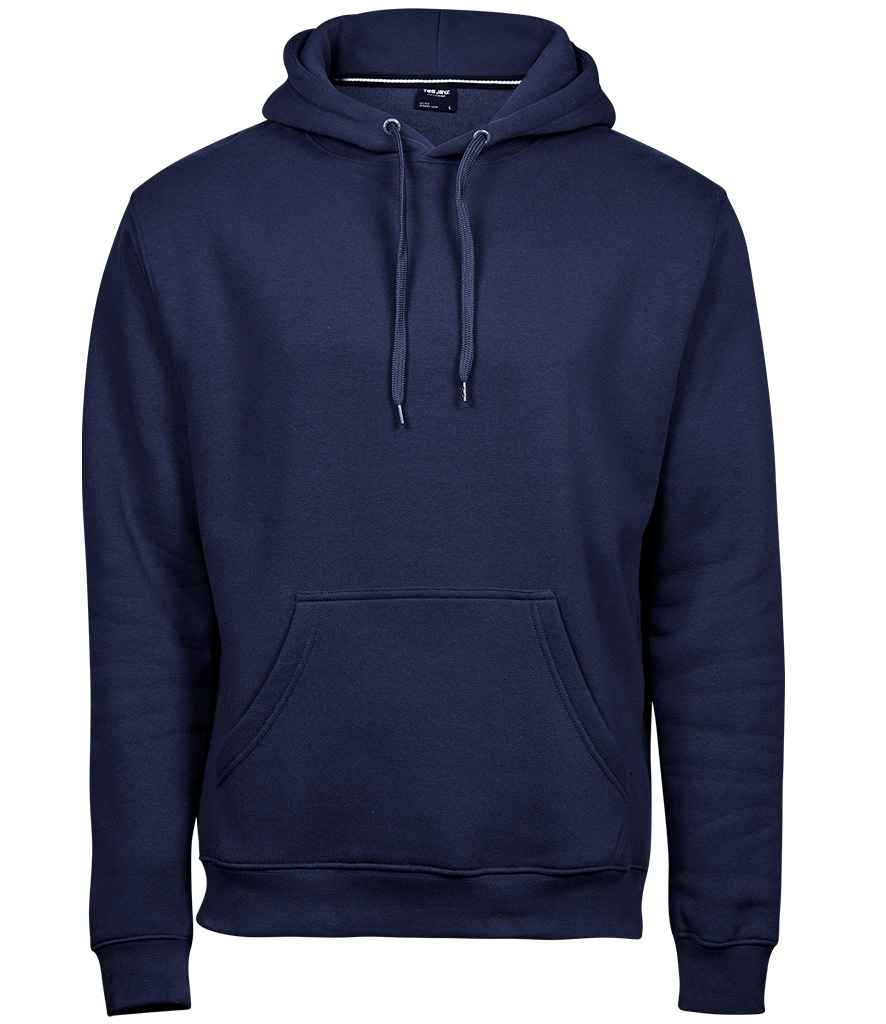 Tee Jays Hooded Sweatshirt in Navy by Tee Jays — Custom branded clothing by Print Press, featuring premium embroidery produced in our specialist print lab in the UK.