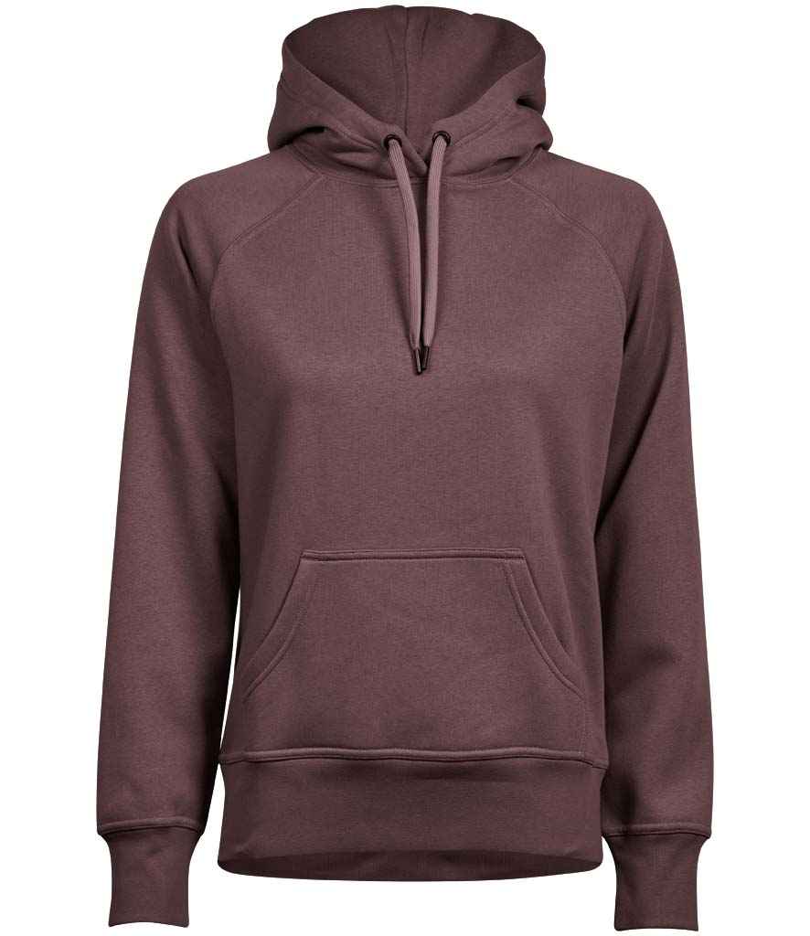 Tee Jays Ladies Raglan Hooded Sweatshirt in by Tee Jays — Custom branded clothing by Print Press, featuring premium embroidery produced in our specialist print lab in the UK.