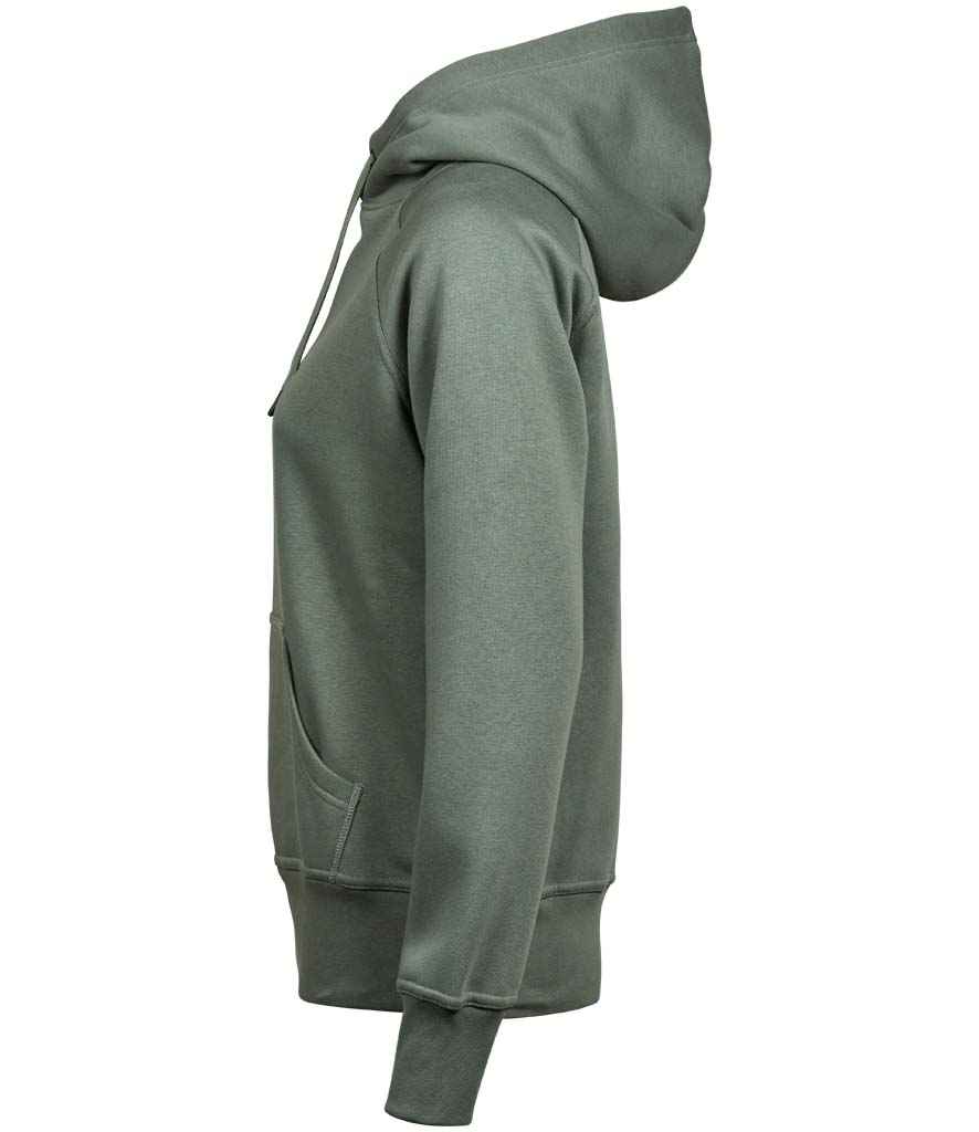 Tee Jays Ladies Raglan Hooded Sweatshirt in by Tee Jays — Custom branded clothing by Print Press, featuring premium embroidery produced in our specialist print lab in the UK.