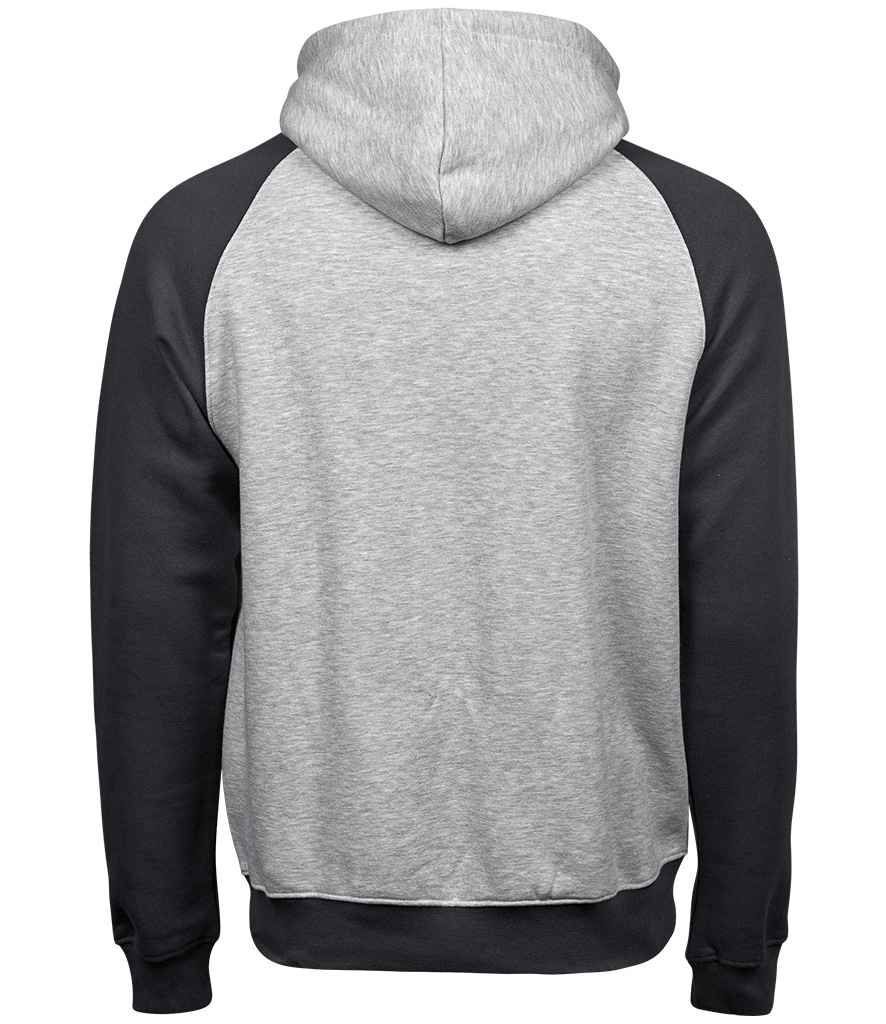 Tee Jays Two Tone Raglan Hooded Sweatshirt in by Tee Jays — Custom branded clothing by Print Press, featuring premium embroidery produced in our specialist print lab in the UK.