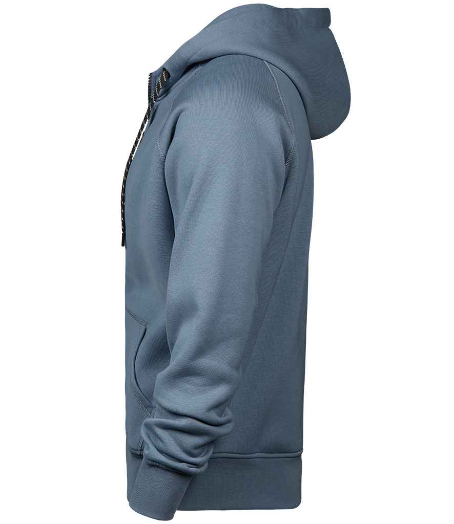 Tee Jays Fashion Zip Hooded Sweatshirt in by Tee Jays — Custom branded clothing by Print Press, featuring premium embroidery produced in our specialist print lab in the UK.