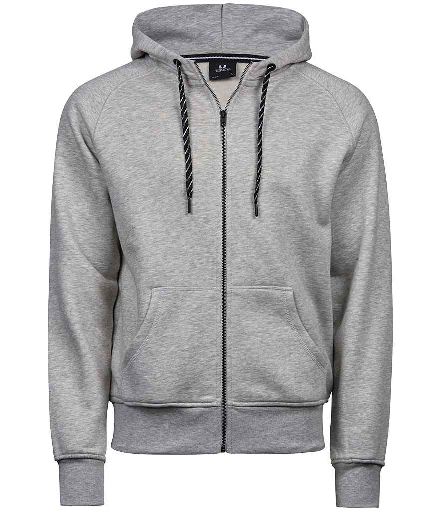 Tee Jays Fashion Zip Hooded Sweatshirt in by Tee Jays — Custom branded clothing by Print Press, featuring premium embroidery produced in our specialist print lab in the UK.