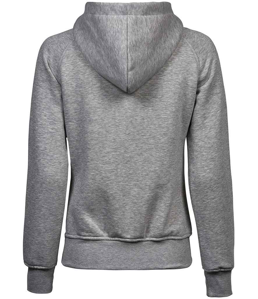 Tee Jays Ladies Fashion Zip Hooded Sweatshirt in by Tee Jays — Custom branded clothing by Print Press, featuring premium embroidery produced in our specialist print lab in the UK.