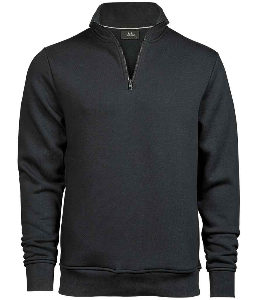 Tee Jays Half Zip Sweatshirt in by Tee Jays — Custom branded clothing by Print Press, featuring premium embroidery produced in our specialist print lab in the UK.