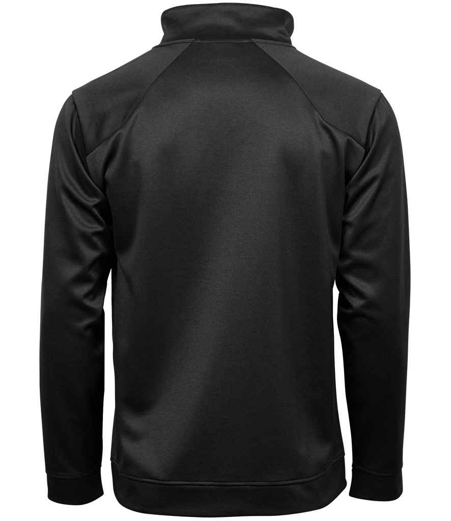 Tee Jays Performance Zip Sweatshirt in by Tee Jays — Custom branded clothing by Print Press, featuring premium embroidery produced in our specialist print lab in the UK.