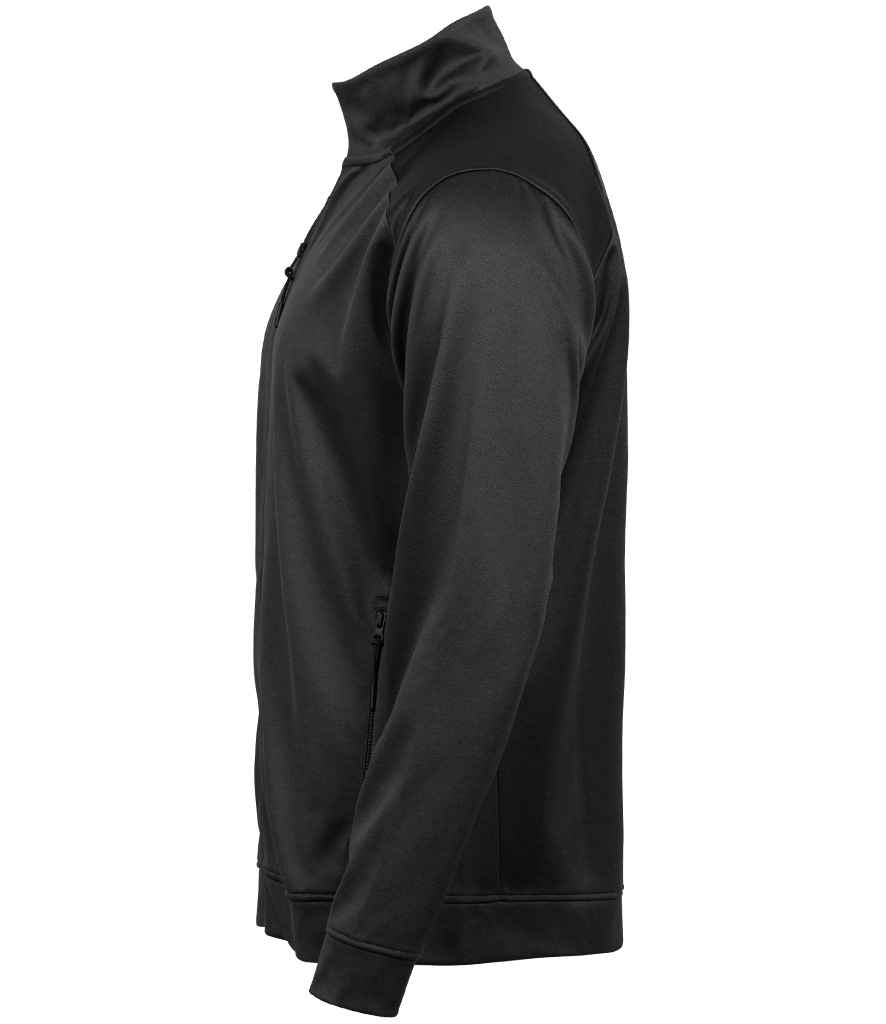 Tee Jays Performance Zip Sweatshirt in by Tee Jays — Custom branded clothing by Print Press, featuring premium embroidery produced in our specialist print lab in the UK.