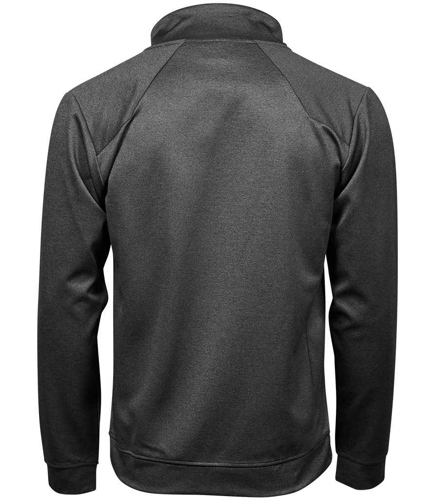 Tee Jays Performance Zip Sweatshirt in by Tee Jays — Custom branded clothing by Print Press, featuring premium embroidery produced in our specialist print lab in the UK.