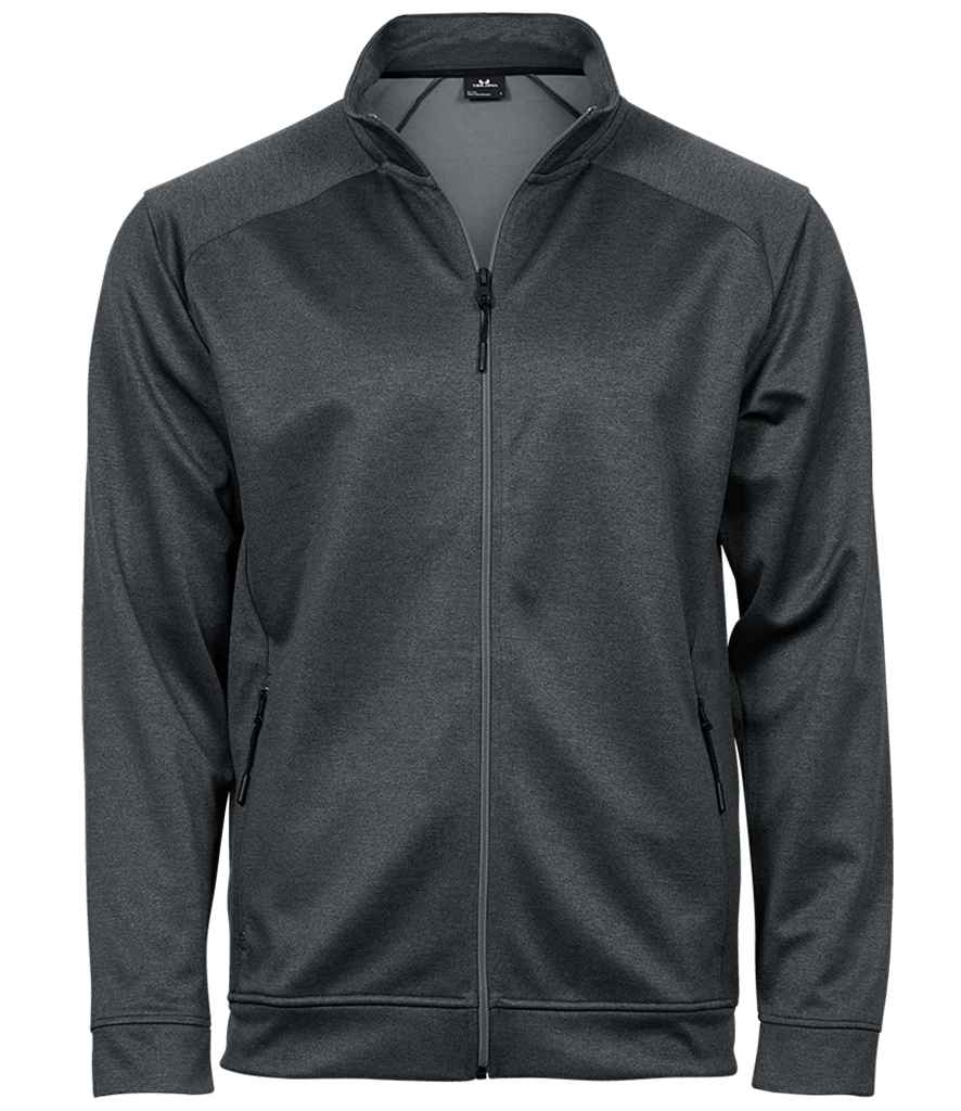 Tee Jays Performance Zip Sweatshirt in by Tee Jays — Custom branded clothing by Print Press, featuring premium embroidery produced in our specialist print lab in the UK.