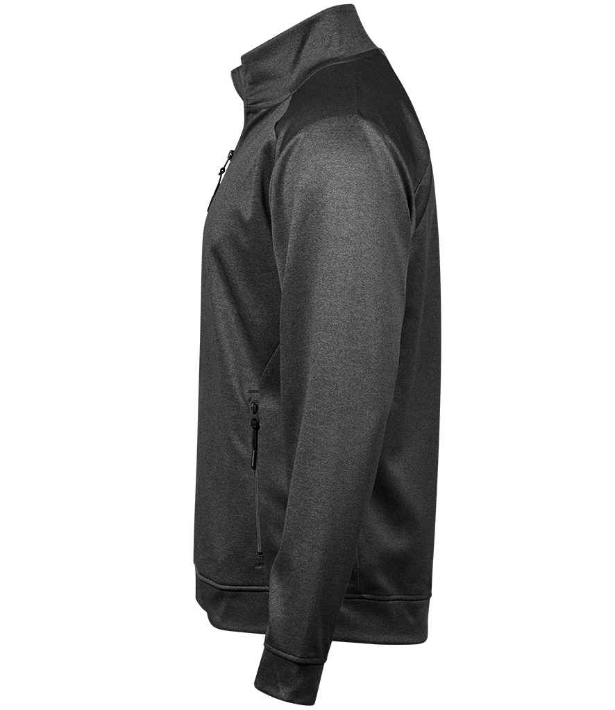 Tee Jays Performance Zip Sweatshirt in by Tee Jays — Custom branded clothing by Print Press, featuring premium embroidery produced in our specialist print lab in the UK.