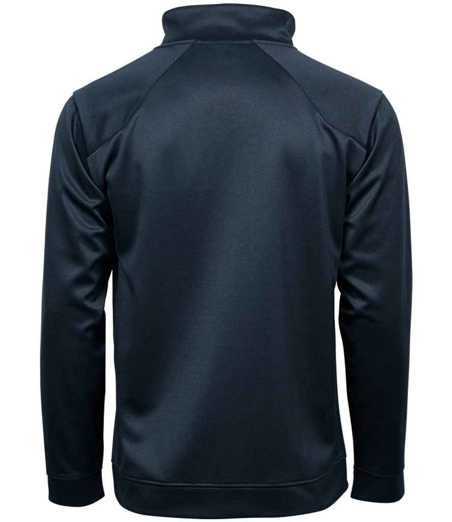Tee Jays Performance Zip Sweatshirt in by Tee Jays — Custom branded clothing by Print Press, featuring premium embroidery produced in our specialist print lab in the UK.