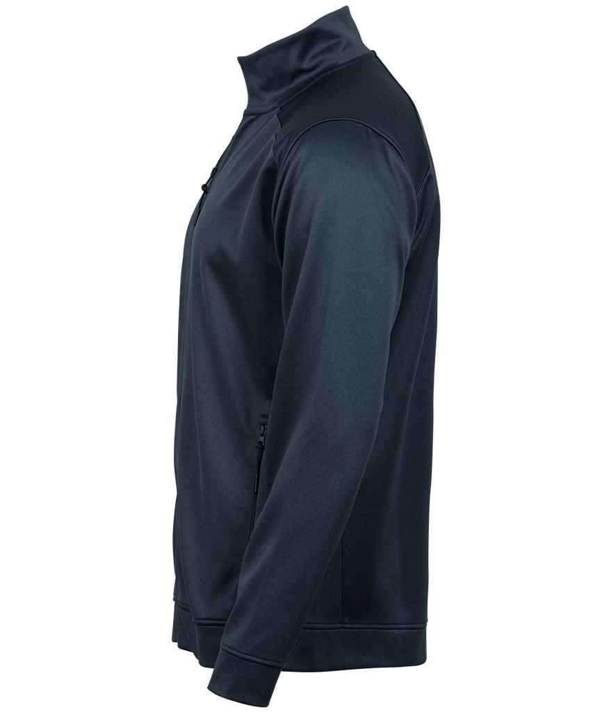 Tee Jays Performance Zip Sweatshirt in by Tee Jays — Custom branded clothing by Print Press, featuring premium embroidery produced in our specialist print lab in the UK.